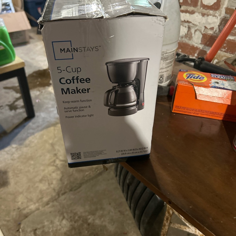 Mainstays Black Coffee Maker